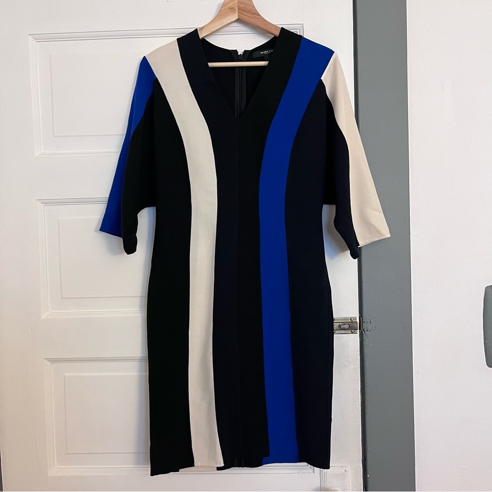 DEREK LAM Virgin Wool Knee-Length Dress